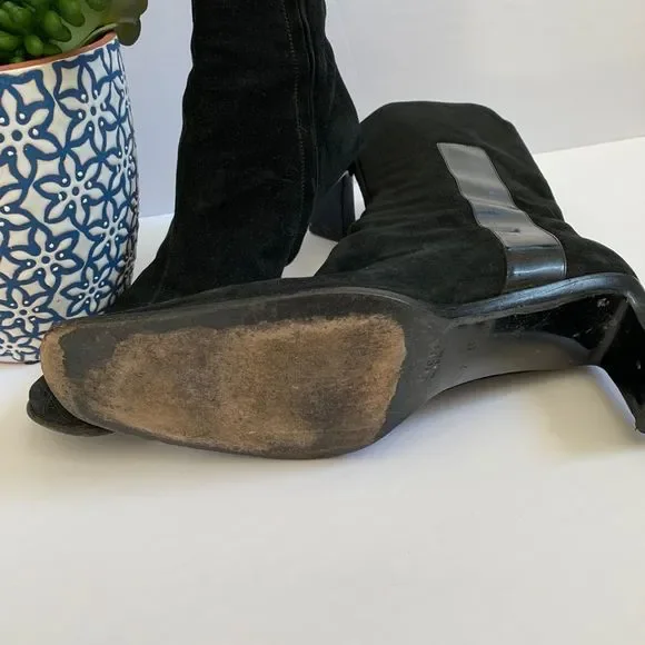 ♥️♥️♥️ Gucci black suede boots size 7 US♥️♥️♥️ - Picture 4 of 6